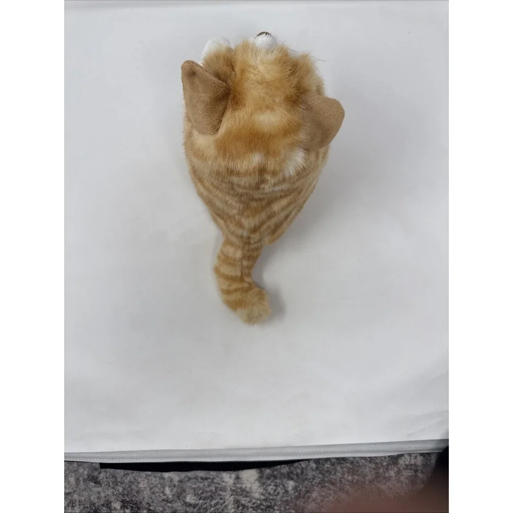 Folkmanis Orange Tabby Kitten Hand Puppet‎ Striped Tiger Kitty Cat Plush